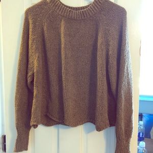 Short Sweater with High Neck
